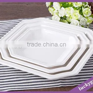 Good Quality White Melamine Resin Plate thumbnail-5