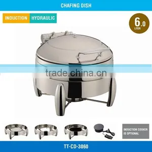 Buffet Serving Dish - 6 L, Stainless Steel Cover, Hydraulic Hinge, TT-CD-3060 thumbnail-1