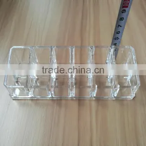 Wholesale Household Clear Cosmetic Acrylic Makeup Organizer With 12 Grids for Store Jewelry Cosmetic thumbnail-3