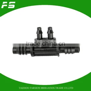 Drip Irrigation Reducer Tee Connector Adapter For DN8/11 Irrigation Tube thumbnail-1