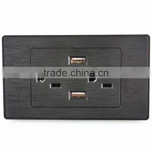 Multiple Socket Outlet Electrical Wall Socket and Switch With Usb Charger thumbnail-1