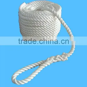 Mooring Rope, Twisted w/ Loop, Diam. 12mm Polyester thumbnail-1