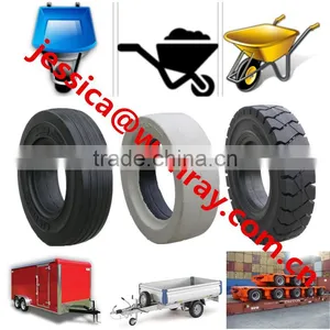 Chinese Tires Brands Yantai WonRay 8 Inch Tires 4.00-8 for Airport Luggage Trolley thumbnail-1