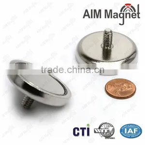 50 Pounds Pot Magnet With Threaded Stem thumbnail-3