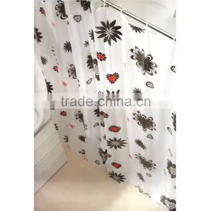 Printed PEVA Vinyl Shower Curtain thumbnail-1
