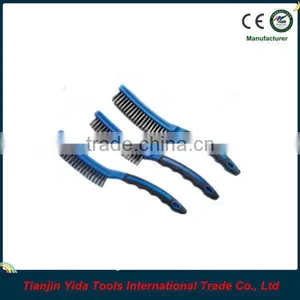 Two Color Soft Grip Steel Wire Brush thumbnail-1