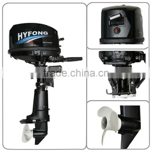 6HP Two-Stroke Heavy Duty Boat Engine Water Cooling Outboard Motor New thumbnail-1