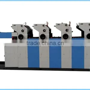 High Production High Speed Four Color Double Side Web Offset Printing Machine thumbnail-2
