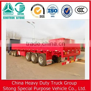 3 Axles Side Wall Truck Trailers/high Bed Semi-trailer With Side Walls/bulk Cargo Semitrailer thumbnail-4