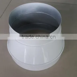 8"*6" Inches High Quality Stainless Steel Round Air Ventilation Duct Reducer for Hydroponics Greenhouse Growing System thumbnail-3