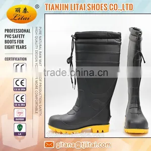 Cold -resistant Black Yellow Safety Boots,Winter Work Shoes thumbnail-5
