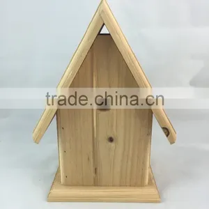 FSC Derictional Hot Selling Wooden Birdhouse /bird Cage,decor Garden thumbnail-1