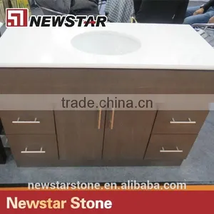 Pure White Quartz Bathroom Countertops,quartz Bathroom Countertop thumbnail-2