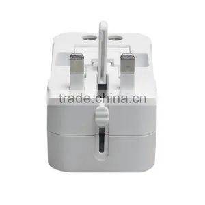 Factory Price USB Universal Portable Travel Plug Unique Travel Plug Superb Quality AC 250V Customized With Double USB Port thumbnail-1