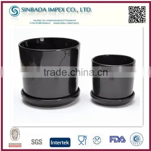 Ceramic Flower Pots as Garden Pond Decorations thumbnail-1