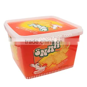Different Size IML Cookies Plastic Container,Box of Biscuits Packaging Suppliers thumbnail-6