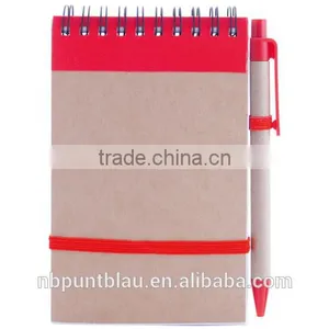 Recycled Ecofriendly Block-notes With Ballpen 65pages thumbnail-1