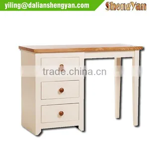 White Wooden Dressing Table Set, Vanity Table New Design thumbnail-1