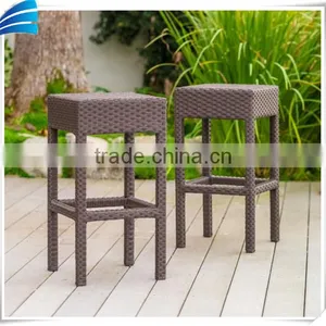Garden Patio Outdoor Furniture Backless Bar Stools thumbnail-2