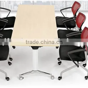 Quality Modern Simple Folding Movable Conference Table Tradining Table thumbnail-2