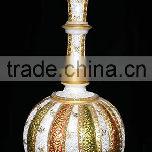 Marble Flower Vase, Decorative Flower Pot, Hand Made Marble Flower Vases, Craft Flower Pot, Flowers Pot, thumbnail-1
