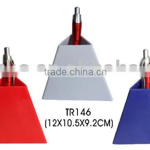 Pyramid Shape Plastic Pen Holder thumbnail-1