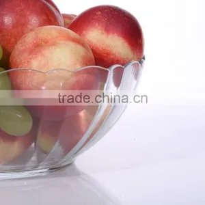 5 Pieces Engraving Large Cheap Clear Decorative Glass Salad Bowls thumbnail-2