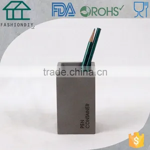 Modern Office Use Pen Pot Handmade Concrete Pen Holder in Nordic Style thumbnail-1