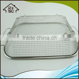 NBRSC Reliable Company Stainless Steel Mesh Roasting Frying Pan Grill Basket thumbnail-6