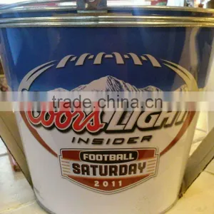 Full Color Printing Metal Ice Bucket thumbnail-1