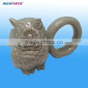 Ceramic Owl Shaped Napkin Rings for Decoration thumbnail-1