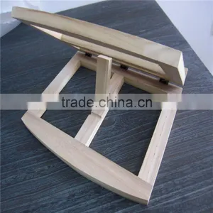 High-end Custom Wooden Wooden Mobile Rack Shelf thumbnail-4