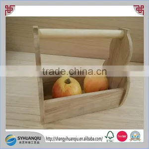 Audit Factory Sell Paulownia Wooden Apple Caddy Box thumbnail-1
