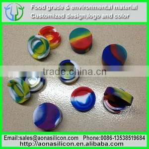 Best Selling Jar Silicone Container for Wax Vaporizer|silicone Cosmetic Container thumbnail-1