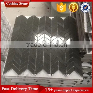 Abosulte Black Granite Mosaic Tile thumbnail-2