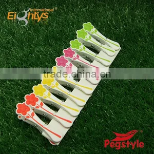 10pcs Packing TPR Spring Clip High Quality Plastic Clips Clamps thumbnail-1