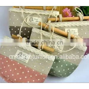 Hemp Cloth Storage Bags/series Junk Hanging Bag/key Storage Door Behind the Wall Nightstand Multifunctional Storage Bag thumbnail-1