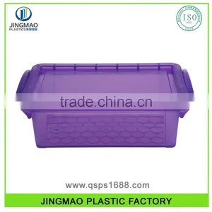 Customized Color Plastic Storage Box With Lid With Lock thumbnail-1