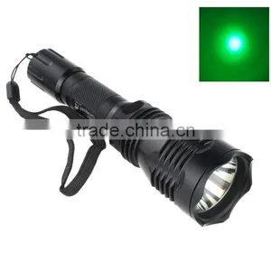 Brightest White/red/green CREE LED Hunting Flashlight With Laser Pointer thumbnail-3