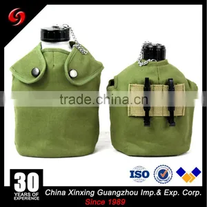 Portable 1L Military Army Aluminum Water Bottle Canteen With Storage Bag and Aluminum Mess Tin thumbnail-1