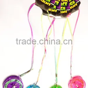 4th of July Independence Day Flashing Peace Sigh Necklaces 6 LED Lights thumbnail-2
