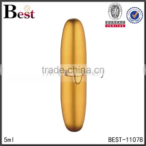 Cosmetic China 4ml Golden Sluminum Outer Pen Fragrance Perfume Glass Bottle Pen Perfume Bottle Spray Hot Products thumbnail-2