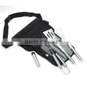 BQ-0029 / Stainless Steel BBQ Tools With Bbq Caster thumbnail-1