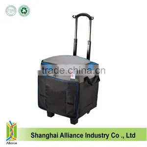 2015 Durable Fashion Large Camping Trolley Cooler Bag thumbnail-1