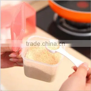 OEM Creative Kitchen Plastic 2 Layer 4 Samll Box Red-and-Clear Seasoning Container Box Supplier In ShenZhen thumbnail-2