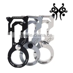2017 New Product Multi Tool Keychain, Folding Knife, Multifunctional Keyring Tool Mini Tool Keychain thumbnail-1