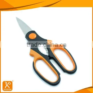 8" Popular Plastic Handle Magnetic Kitchen Scissors thumbnail-1