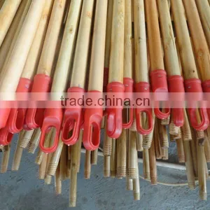 Plastic Covered Wooden Broom Handle With Small Cap thumbnail-2