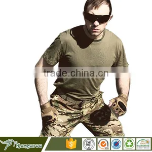 Cotton Running T-Shirt Military For Men thumbnail-2