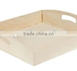 Hot Sale Wooden Tray ,food and Fruit Tray thumbnail-1